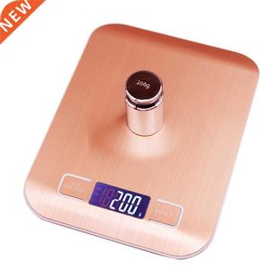 Kitchen Ses Stainless 10kg Electronic LCD Steel Bal 5000g