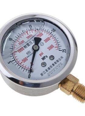 0-60MPa Radal Stanless Steel Manometer Hgh Accuracy Ar O