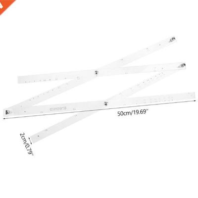50cm Scale Excellent Folding Ruler Artist Pantograph Copy Rl