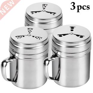 Rotating Cover Multi Spice purpos Bottle Jar Sugar 3pcs Salt