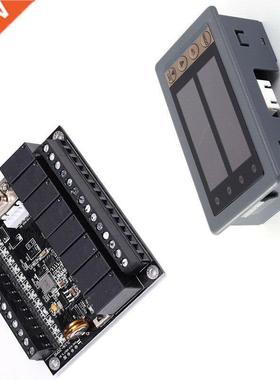 PLC FX1N-20MR Rail Type Housing PLC Display Relay Module