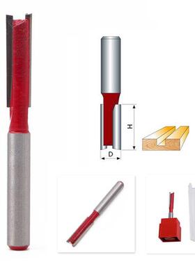 New 1/4 Shank 1/4 Blade Double Flutes Straight Router Bit