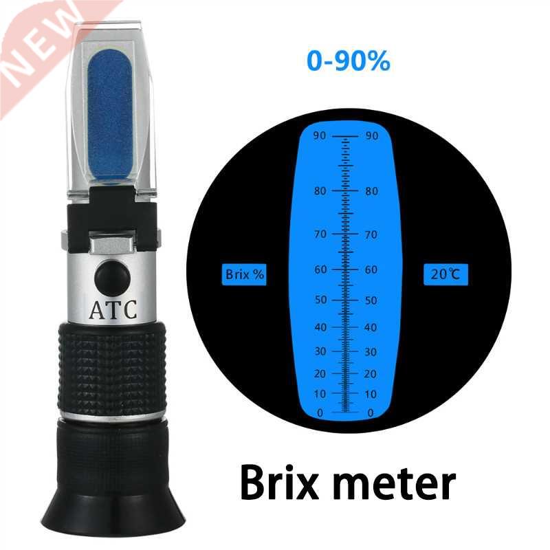 Handheld refractometer Brix Meter 0-90% Optical Portable Bri