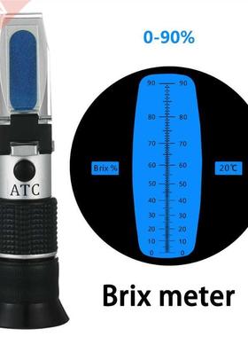 Handheld refractometer Brix Meter 0-90% Optical Portable Bri