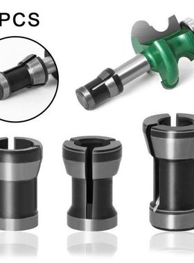 3pcs Router Bt Extenson Collet Chuck Rod Trm Moldng Mach
