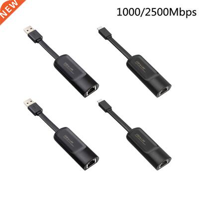 1000/2500Mbps Type-C/USB3.0 to RJ45 Gigabit Ethernet Adapter