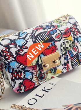 2022 New Women Bags Summer Graffiti Ladies Designer Handbags