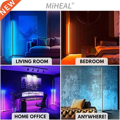 RGBW LED Corner Floor Lamp Atmosphere Light Lights Colorful