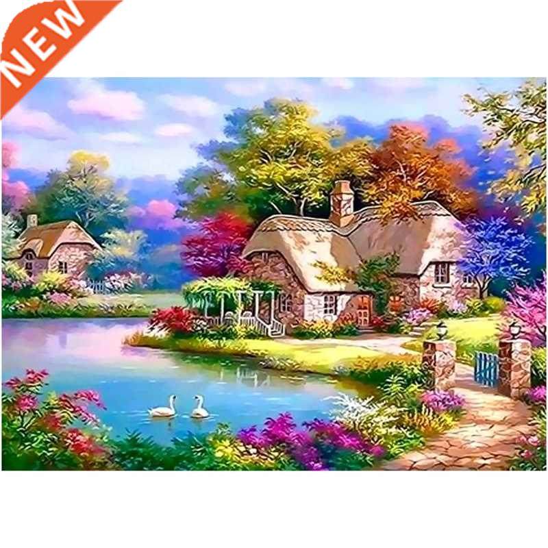 Diamond Painting DIY By Number Kits for Adult Scenic Country