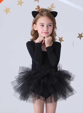 Fashion Girl Ballet TuTu Dress Professional Kids Dancing Par