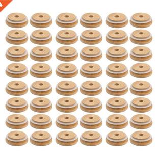 Jar Bamboo Lids 70MM With Mason Reusable