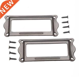 Metal Cabinet Pull Label Tag Case Box Drawer Furniture