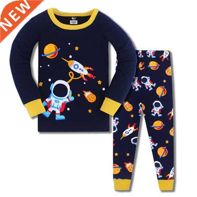 Jumping New Arrival Space Rocket Print Sleepwear Autumn Win
