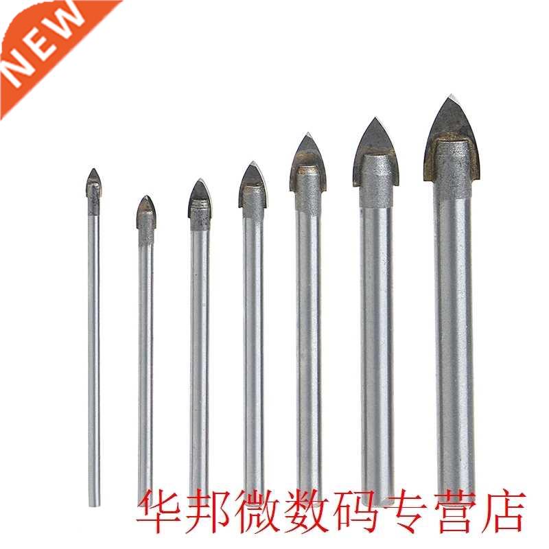 7 Pcs 3/4/5/6/8/10/12mm Triangle Tip Glass Drill Set Tile Ce