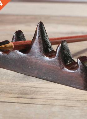 *Chinese Calligraphy Painting Brush Holder Rack Study Treasu