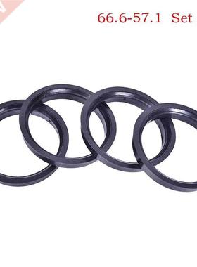 1 Set 4 Hub Centric Rings Car Wheel Bore Center Collar 66.6-