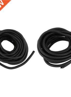 2X 25 Ft/50 Ft Split Wire Loom Conduit Polyethylene Tubing B