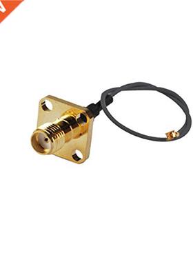 10cm SMA Female Jack 4Hole Panel Mount Straight Bulkhead For