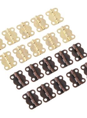 10Pcs Antque Furnture Cabnet Hnges for Jewelry Boxes Sma