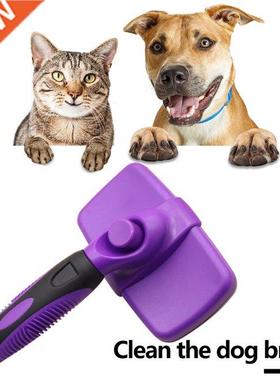 Self Cleaning Slicker Brush For Dog And Cat Removes Undercoa