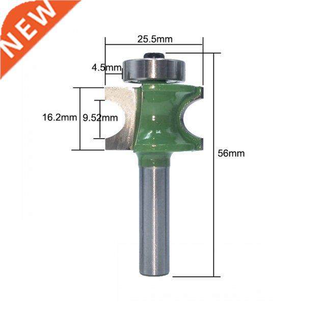 22mm-35mm Woodworking cutter Green 8Mm Shank Accessory Half