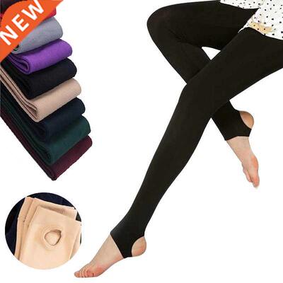 2021 Autumn winter woman thick warm leggings candy color bru