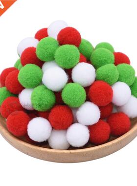 100Pcs 10/15/20/25mm Mini Fluffy Soft Pom Poms Pompoms Hand
