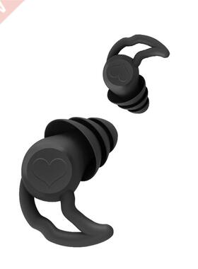 2pcs Silicone Ear Plugs In-ear Fit 160 Degree On-ear Design