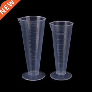 50ml 100ml Plastic Beaker Graduated Measuring Cup For Lab K