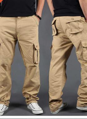 Side Zipper Pockets Cargo Harem Joggers Pants Men 2021 Tacti
