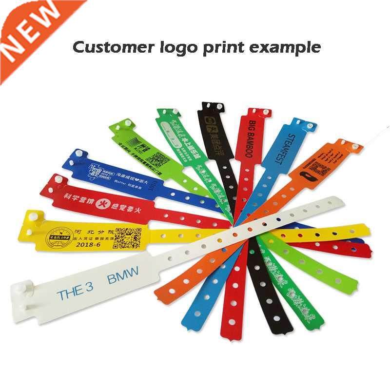 disposable sport game ticket waterproof paper bands custom
