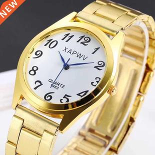 Wrist Watches Alloy Women Band Couple Steel Man Stainless