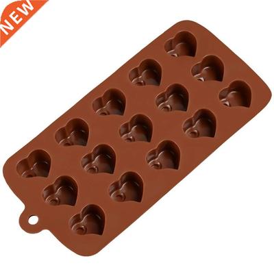 15 Lattices 3D Heart Shaped Non-Stick Fondant Cake Molds
