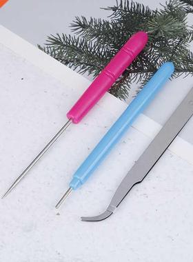 3Pcs Tweezer Quilling Needles Slotted Pen Tool Kit Quilling