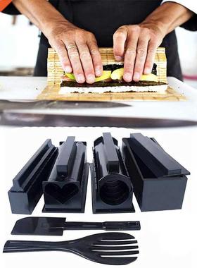 10 Pieces Plastic Sushi Making Kit DIY Home Kitchen Sushi Ma