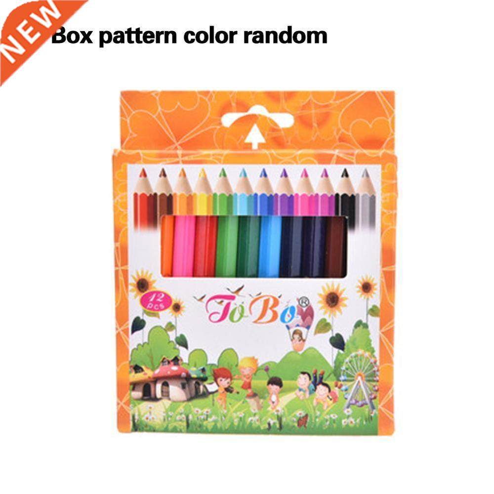 *12 colour pencils natural wood colored pencils drawing colo