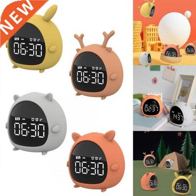 Digital Bedside Alarm Clock w/ USB Charger Snooze & Time