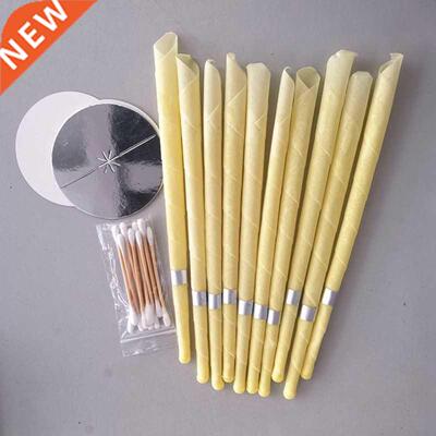 10pcs Ear Candles Ear Wax Clean Removal Natural Beeswax Prop