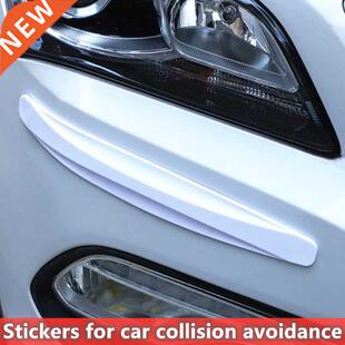 2/4Pc Car Bumper Protector Corner Guard Anti-Scratch Strips