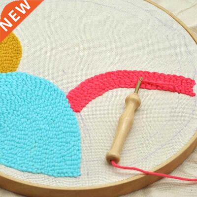 Durable Knitting Embroidery Pen Punch Needle Threader Set DI