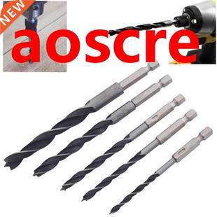 Set Bit Shank Wood 10mm Drill 5pcs HCS Hex