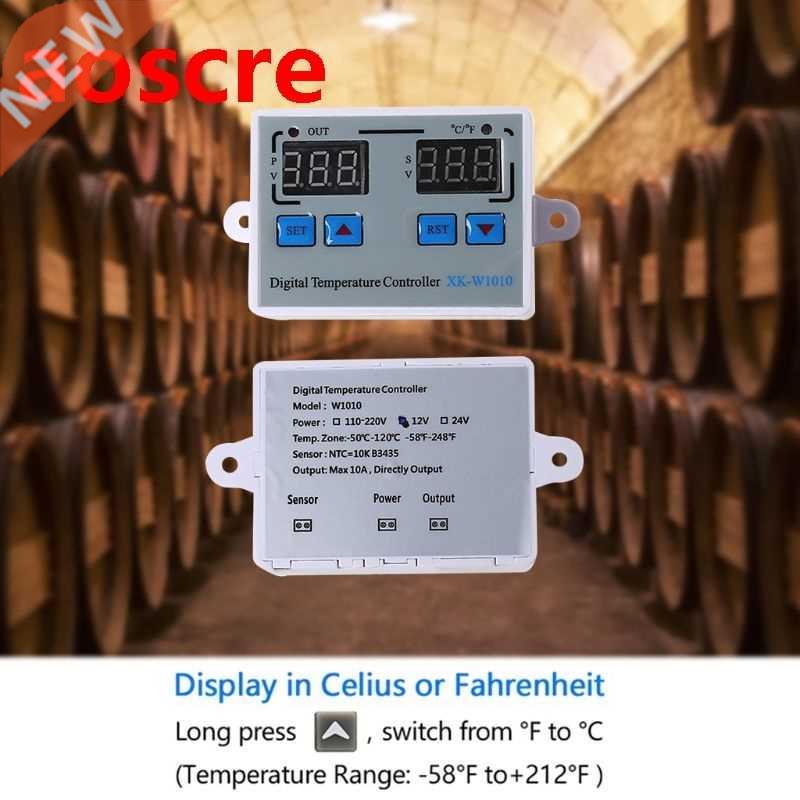 U50A Digital Fahrenheit and Centigrade Thermostat 10A Output