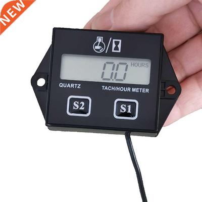 Digital Engine Tach Hour Meter Waterproof Motorcycle Car Boa