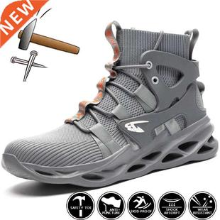 Boots Indestructible Steel Male Men Work Shoes 2022 Safety