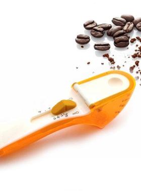 Digital Mesuring Spoon Plastic Adjustable Measuring Scoop Cu