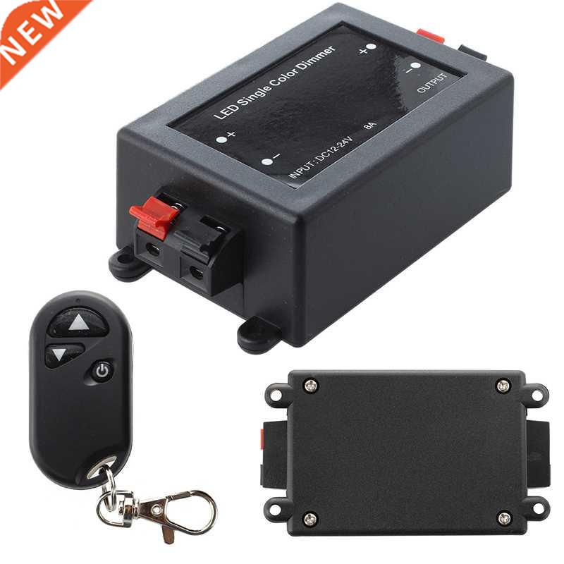 DC 12V Single Color LED Dimmer Controller + RF Remote Contro