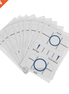 10pcs Golf Impact Tapes Labels Training Aids Recorder Kit fo
