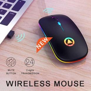 Computer Wireless Rechargeable RGB Mute Mouse
