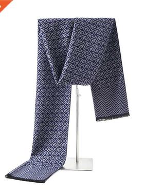 Brand Designer Silk Cashmere men's autumn scarf Business Sha