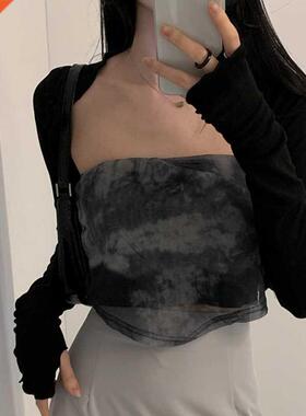 Women Shrug Cropped Cardigan Top Bodycon Slim Fit Sunscreen